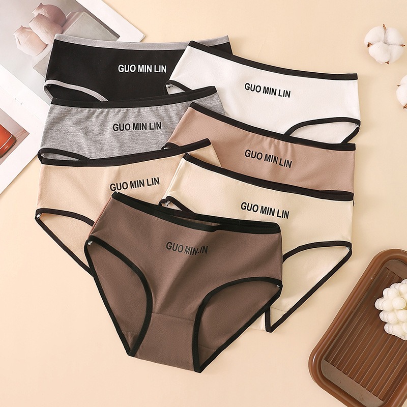 Multi Pack Underwear - 5 Pcs/Lot Breathable Cotton Adolescent Girls