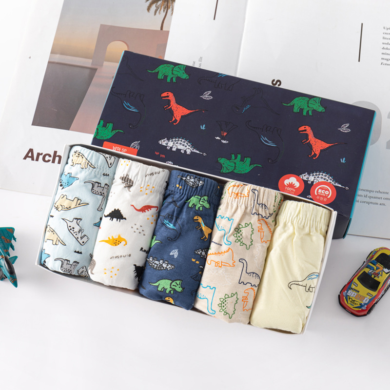 Multi Pack Underwear - 5 Pcs/Pack Boys Triangle Underwear High