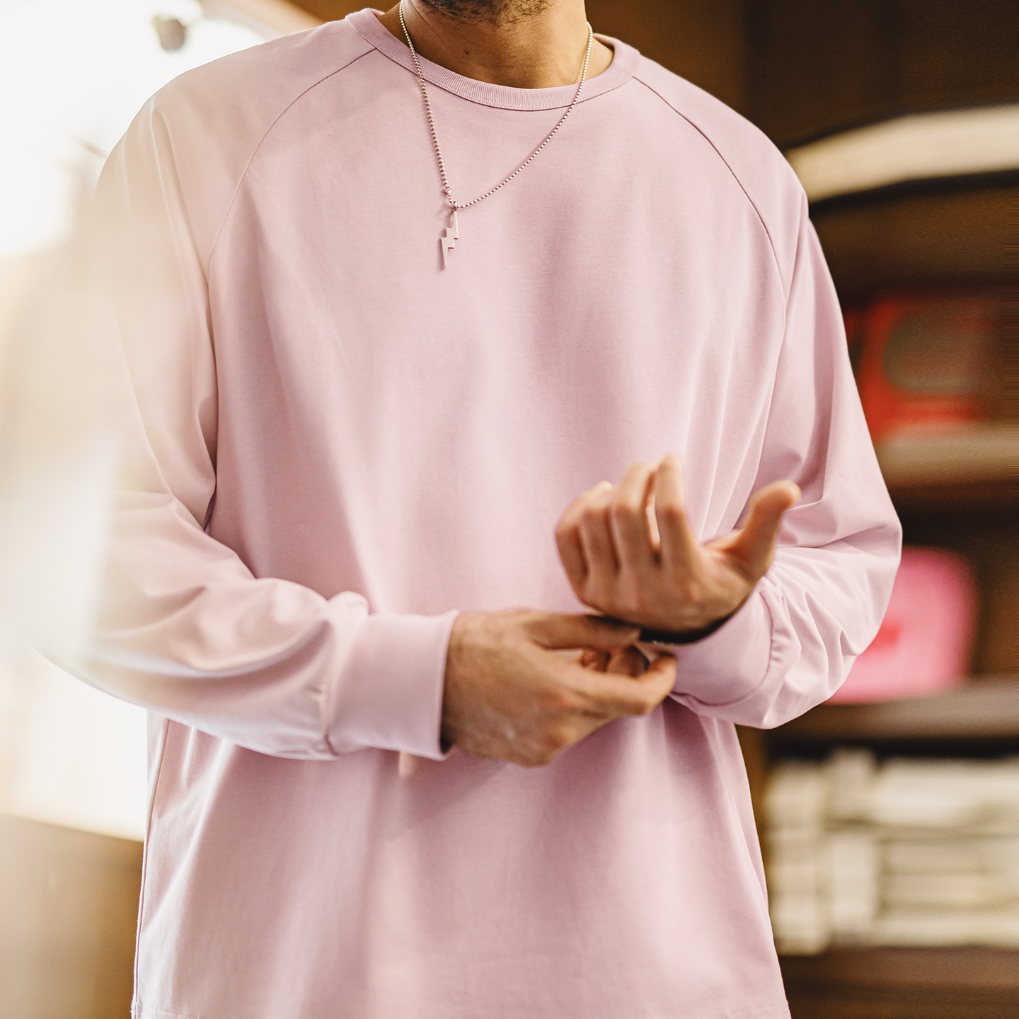MADEN Men's White Long Sleeve  - Undershirt Crew Neck recension och pris