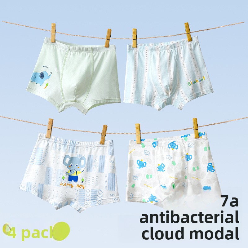 4 Pack Boys Modal Boxer Briefs - Multi Pack Underwear recension och pris